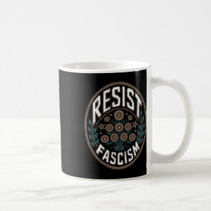 Widerstand gegen den Faschismus Protest Trump gege Kaffeetasse