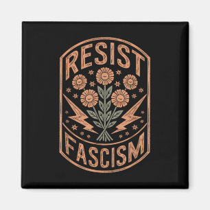 Widerstand gegen den Faschismus Protest Trump gege Magnet