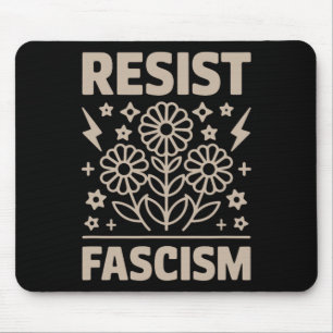 Widerstand gegen den Faschismus Protest Trump gege Mousepad