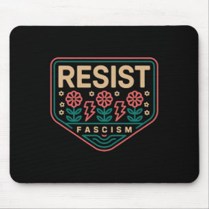 Widerstand gegen den Faschismus Protest Trump gege Mousepad
