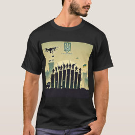 Widerstand gegen die Skyline von Kiew T-Shirt