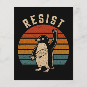 Widerstand gegen die Zölle gegen Pinguine Flyer