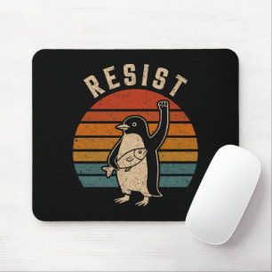 Widerstand gegen die Zölle gegen Pinguine Mousepad