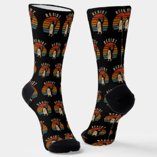Widerstand gegen die Zölle gegen Pinguine Socken