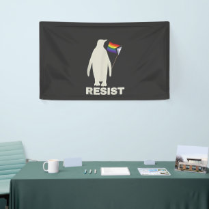Widerstand gegen Pinguin gegen LGBT-Zölle gegen Tr Banner
