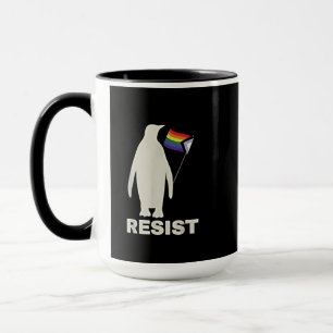 Widerstand gegen Pinguin gegen LGBT-Zölle gegen Tr Tasse