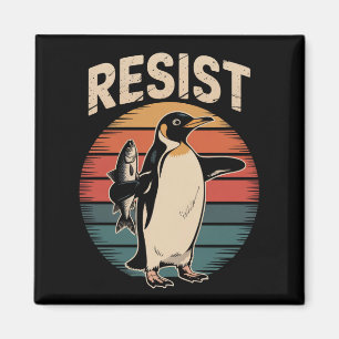 Widerstand gegen Pinguine Aktivismus Protest Tarif Magnet