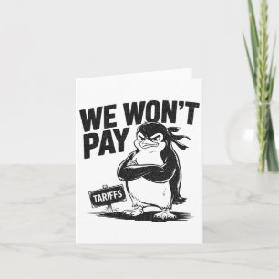 Widerstand gegen politische Ungerechtigkeit Funny Karte