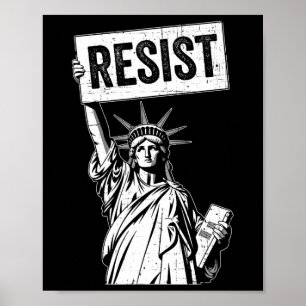 Widerstand gegen politischen Protest Poster
