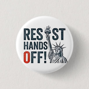Widerstand gegen Trump gegen den Status der Freihe Button