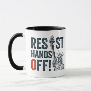 Widerstand gegen Trump gegen den Status der Freihe Tasse