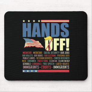 Widerstand gegen Trump gegen Protest Mousepad