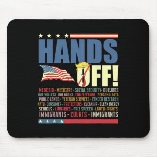 Widerstand gegen Trump gegen Protest Mousepad