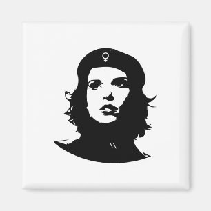 Widerstand gegen Trump sie Guevara Revolution Retr Magnet