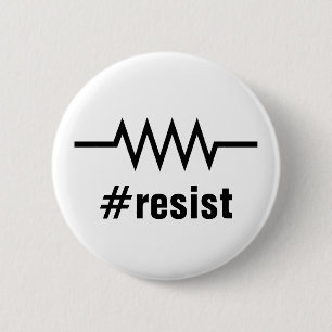 Widerstand Hashtag Button
