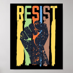 Widerstand impeach Trump Anti Trump Trump Dump Tru Poster