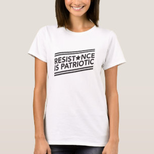 Widerstand ist patriotisches Slouchy T-Shirt