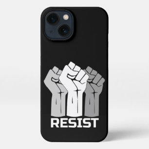 Widerstand mit der Faust - in Weiß 0003 iPhone Hülle