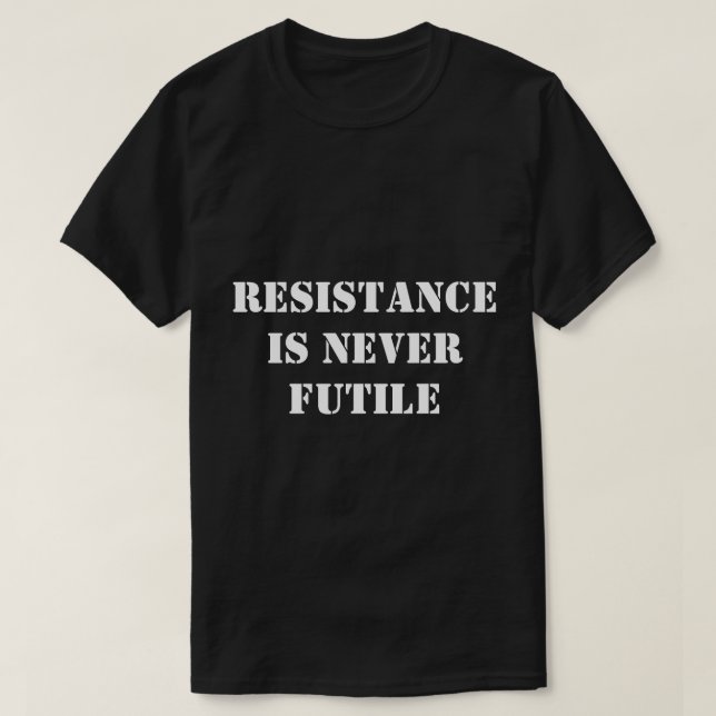 Widerstand T-Shirt (Design vorne)