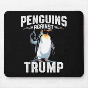 Widerstand von Pinguinen gegen Trump - Besteuerung Mousepad