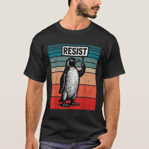 Widerstand von Pinguinen gegen Trump-Zölle Funny T-Shirt
