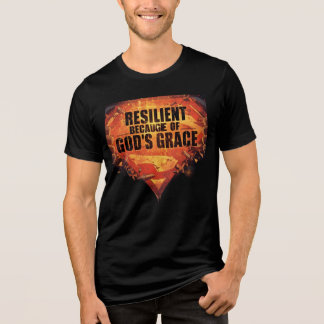 Widerstandbar wegen Gottes Grace-Super-Powern Tri-Blend Shirt