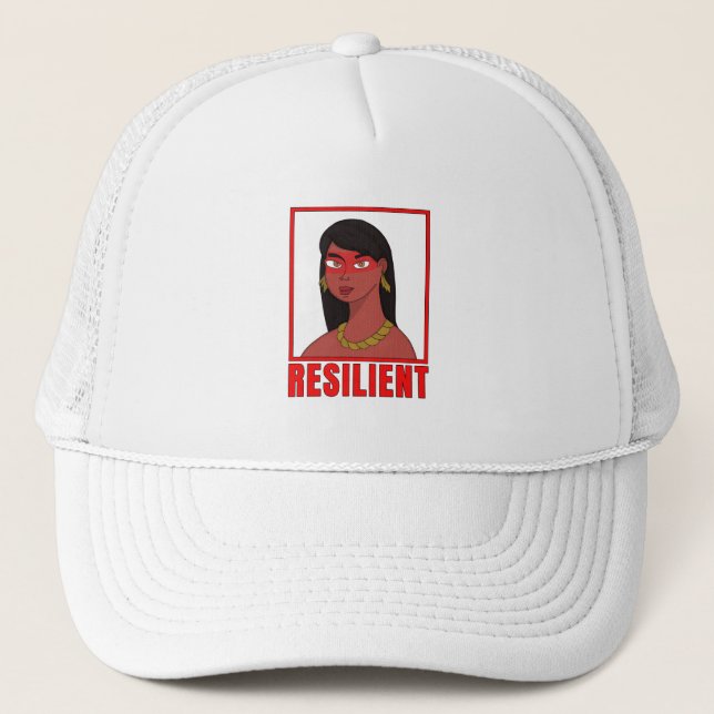 widerstandsfähig truckerkappe (Vorderseite)