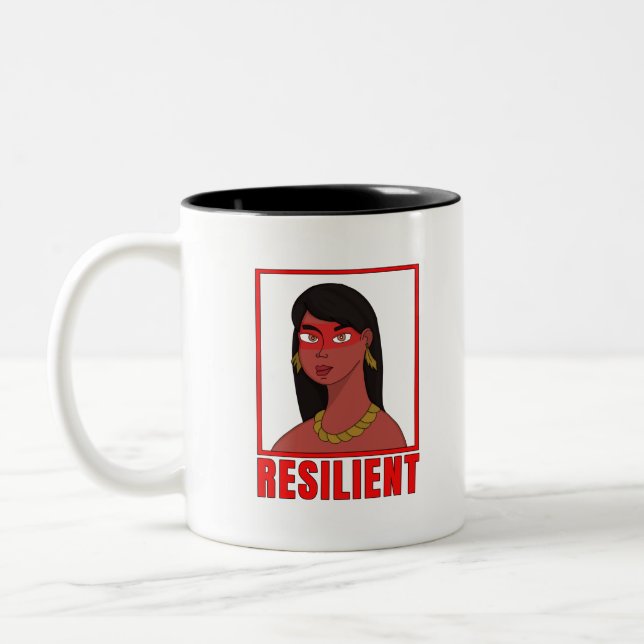 widerstandsfähig zweifarbige tasse (Links)
