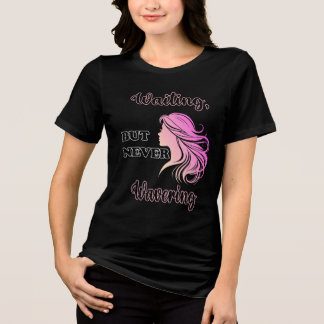 widerstandsfähige Frau Geschenk Tri-Blend Shirt