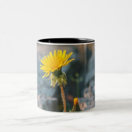 Widerstandsfähige Löwenzahn Zweifarben-Kaffeetasse Zweifarbige Tasse