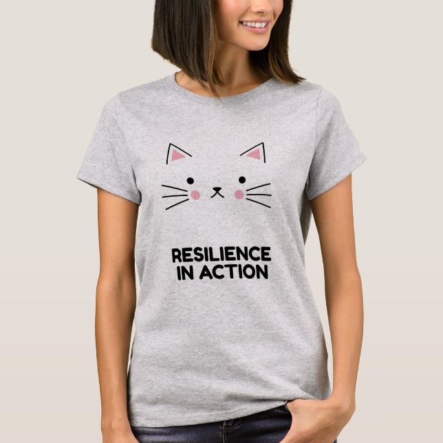 Widerstandsfähigkeit in Aktion 50 50 T-Shirt (Vorderseite)