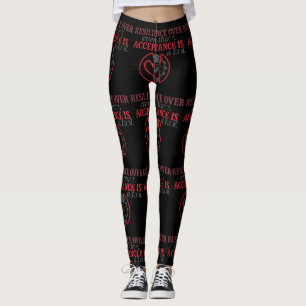 Widerstandsfähigkeit Über Alles Akzeptanz Ist Ei Leggings