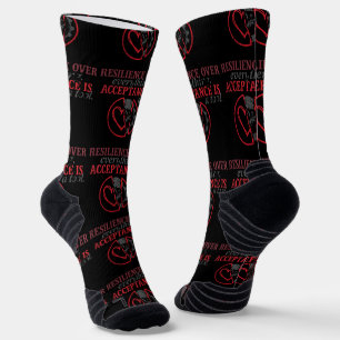 Widerstandsfähigkeit Über Alles   Akzeptanz Ist Ei Socken