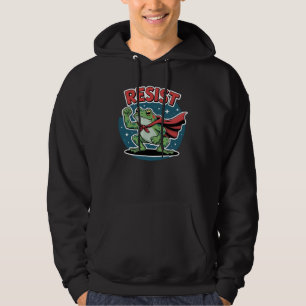 Widerstandsfrosch Portland-Frosch-Protest für Männ Hoodie