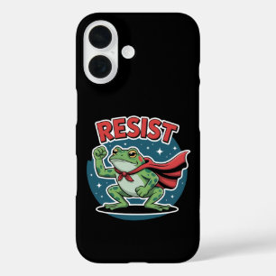 Widerstandsfrosch Portland Frosch Protest für Männ iPhone 16 Hülle