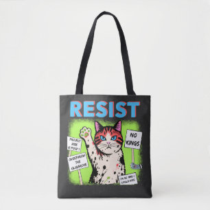 Widerstandsprotest Katze 2025 Tasche