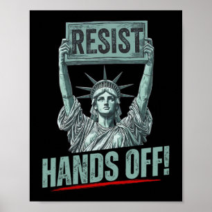 Widerstandsstatus der Freiheitshand von Prot Poster