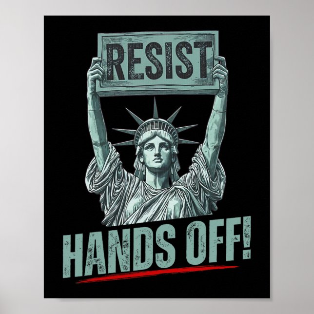 Widerstandsstatus der Freiheitshand von Prot Poster (Vorne)
