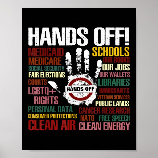 Widerstandsstatus der Freiheitshand von Prot Poster (Vorne)