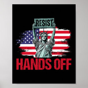 Widerstandsstatus der Freiheitshand von Prot Poster