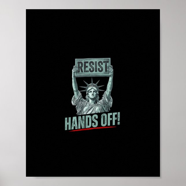 Widerstandsstatus der Freiheitshand von Prot Poster (Vorne)