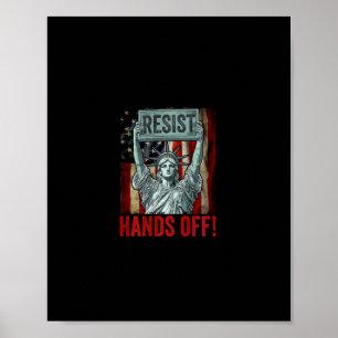Widerstandsstatus der Freiheitshand von Prot Poster