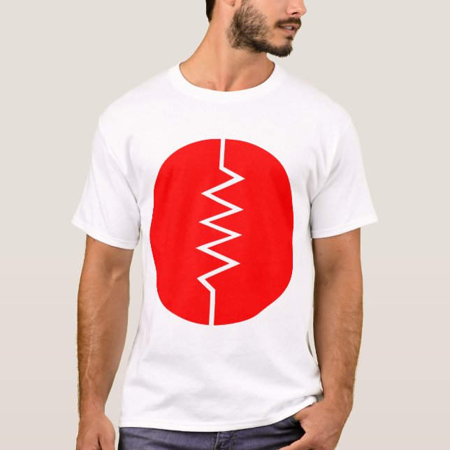 Widerstandssymbol - Circlated T-Shirt (Vorderseite)