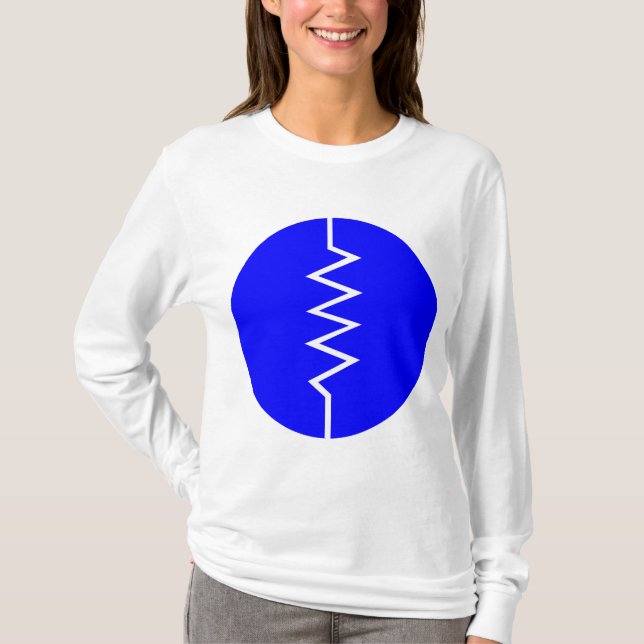 Widerstandssymbol - Circlated T-Shirt (Vorderseite)