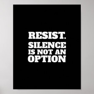 Widerstehe Anti-Trump Pro-Amerika Pro-Demokratie A Poster