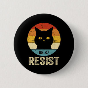 Widerstehe Anti-Trump-T-Shirt Retro-Widerstand geg Button