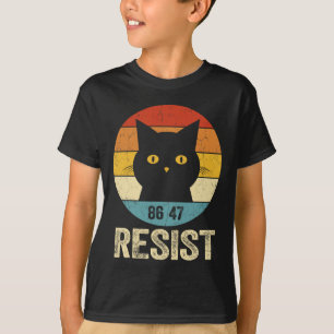 Widerstehe Anti Trump T-Shirt Retro Widerstehe Ant