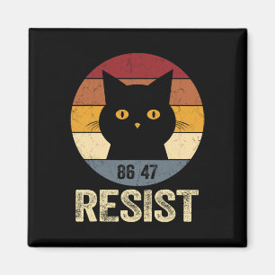 Widerstehe Anti Trump T-Shirt Retro Widerstehe Ant Magnet