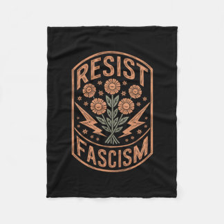 Widerstehe dem Faschismus Protestiere gegen Trump Fleecedecke