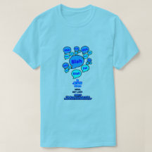 Widerstehe dem Teufel - Blaues Logo -